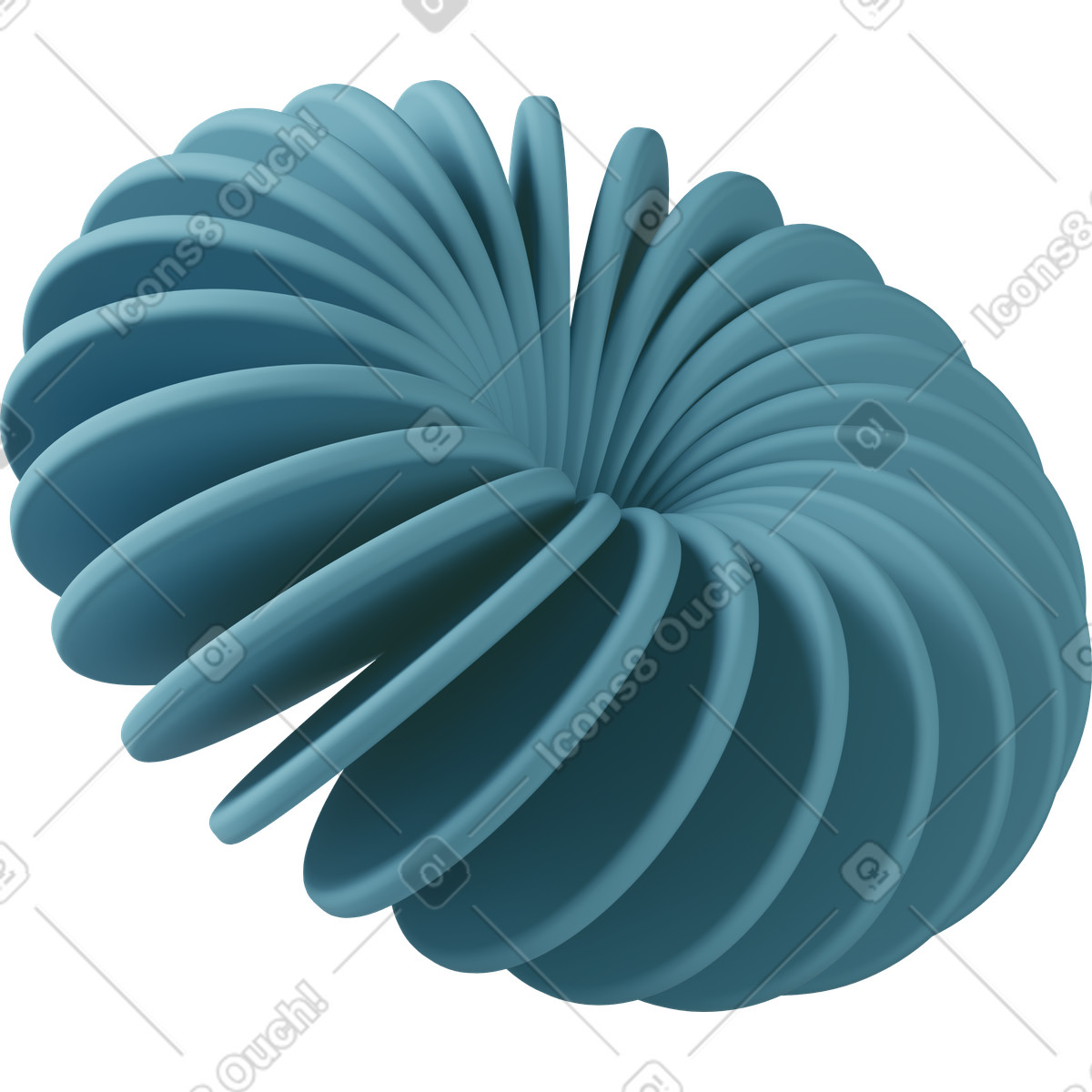 Ilustração de Torus with petals em no estilo 3D Casual life para baixar em PNG, SVG