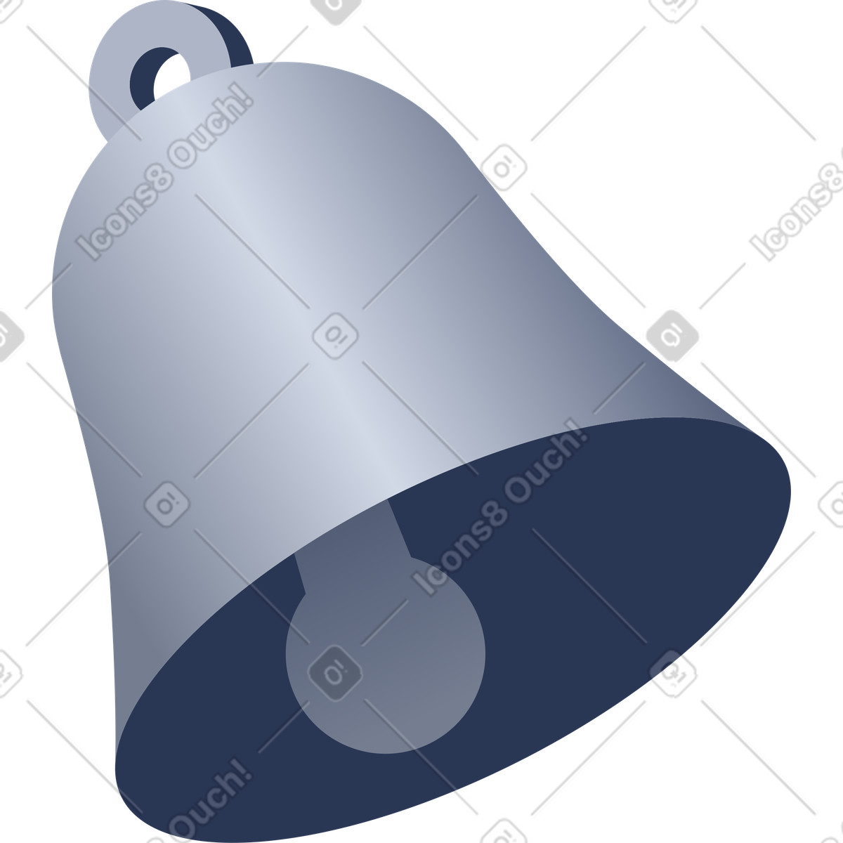 Bell illustration in PNG, SVG