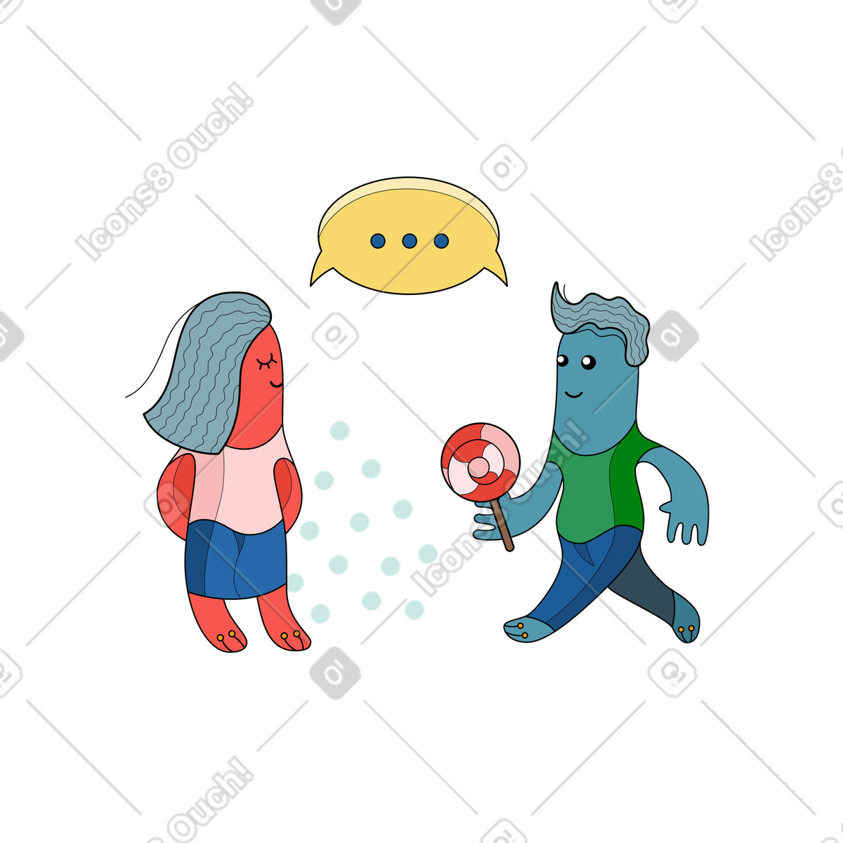 Kids illustration in PNG, SVG
