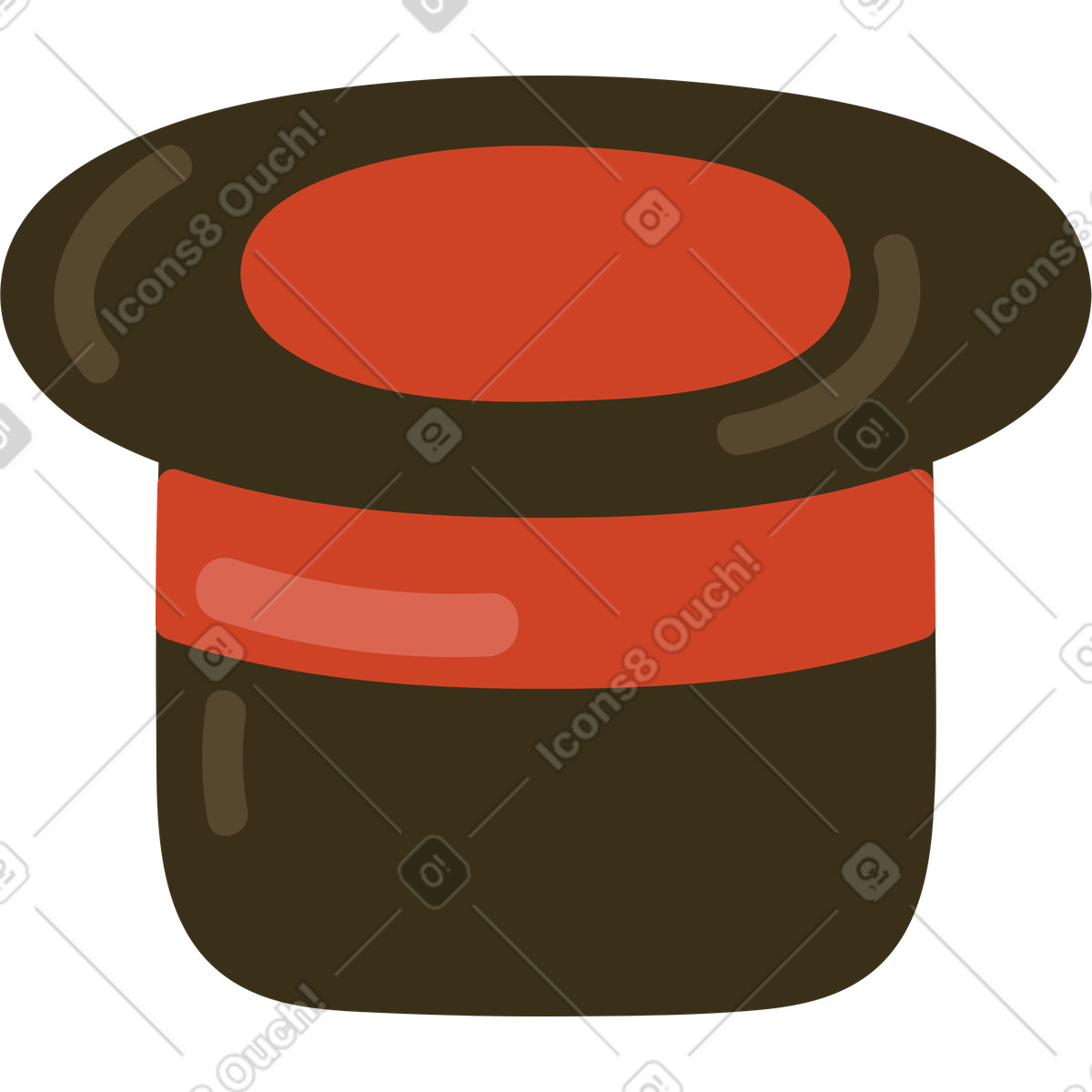 Cappello magico illustrazione in stile Arabica scarica in PNG, SVG