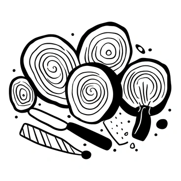 A painting that captures the essence of wood grain texture in vibrant colors