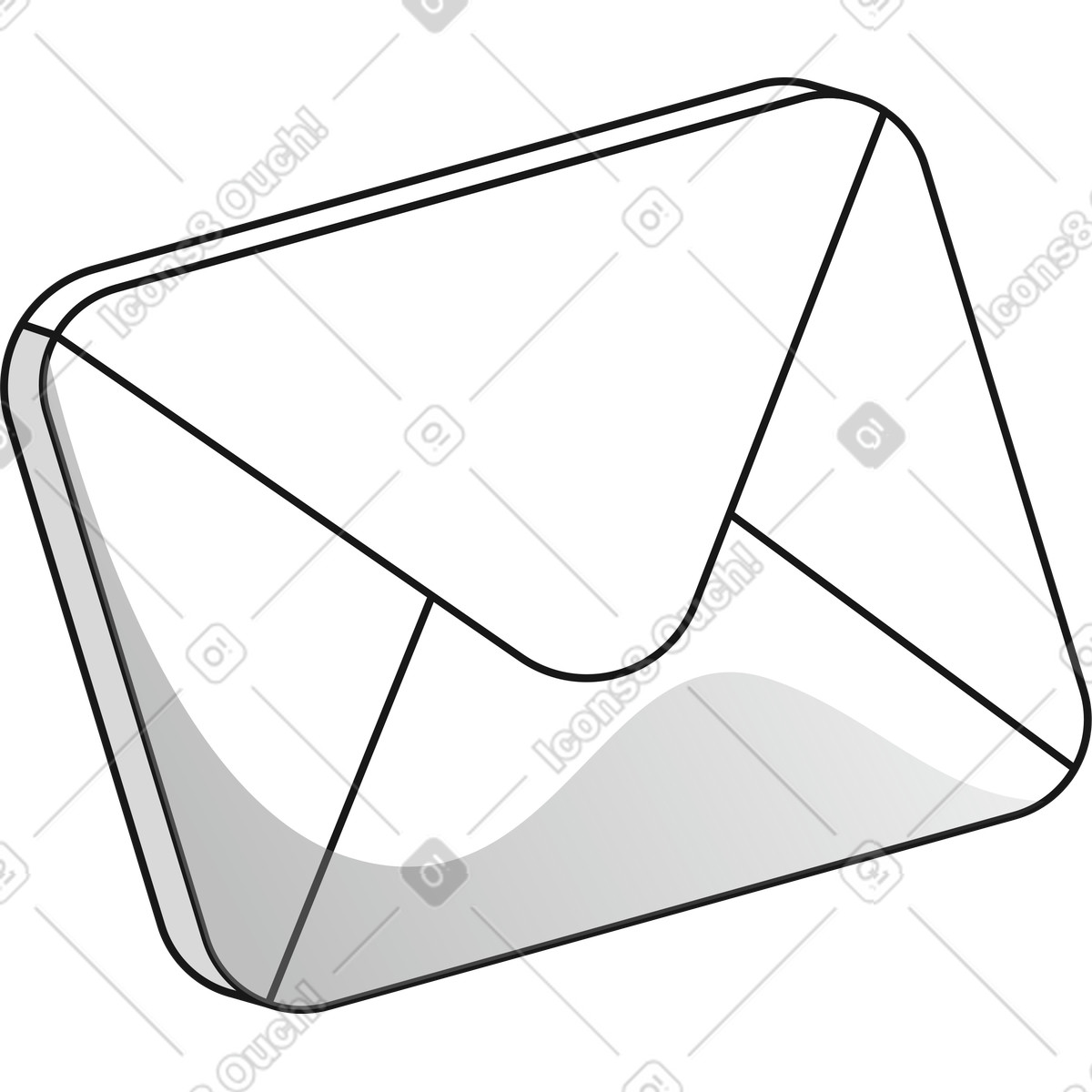 Two message illustration in Futuristic style download in PNG, SVG