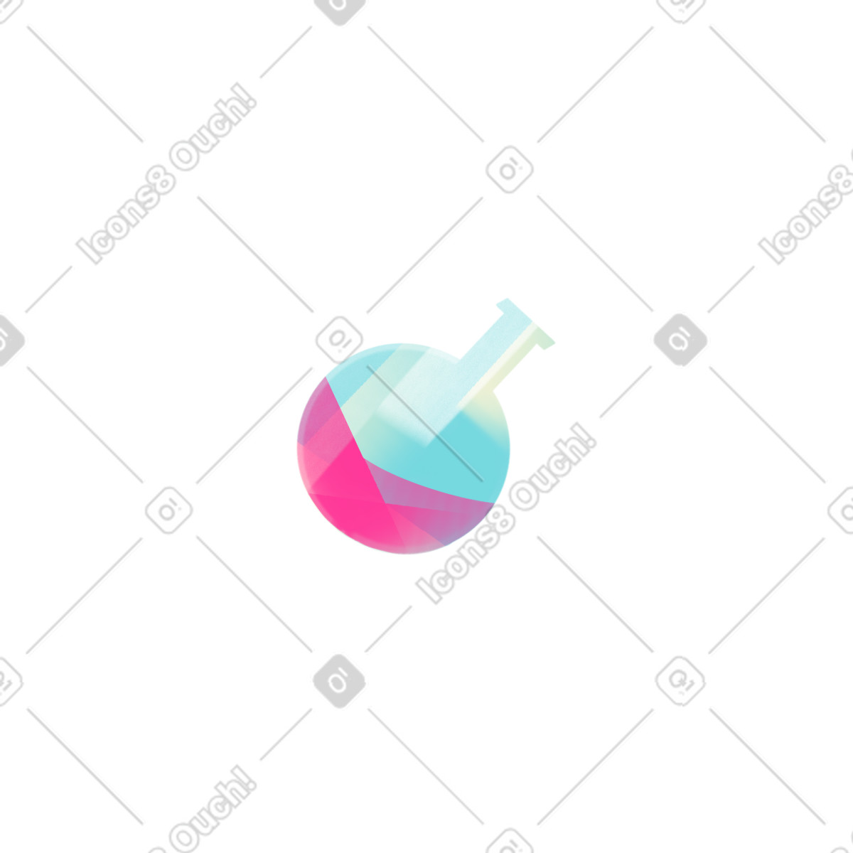 Dynamic スタイルの Flask のイラストをPNG、SVG形式でダウンロード