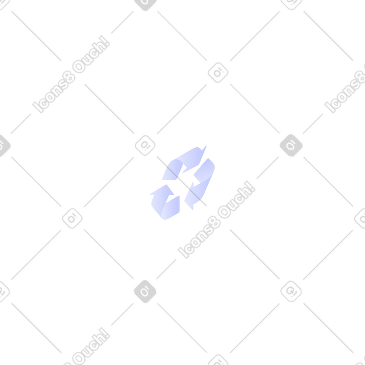 Environment protection icon emphasizing recycling process and circular resource use illustration in Quantum style download in PNG, SVG