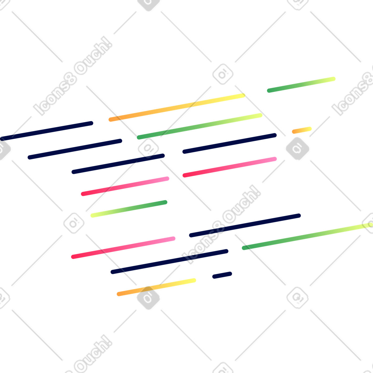 Coding illustration in PNG, SVG