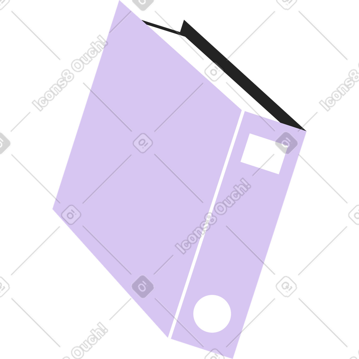 Ilustração de Pasta documentos em no estilo Sammy Line para baixar em PNG, SVG
