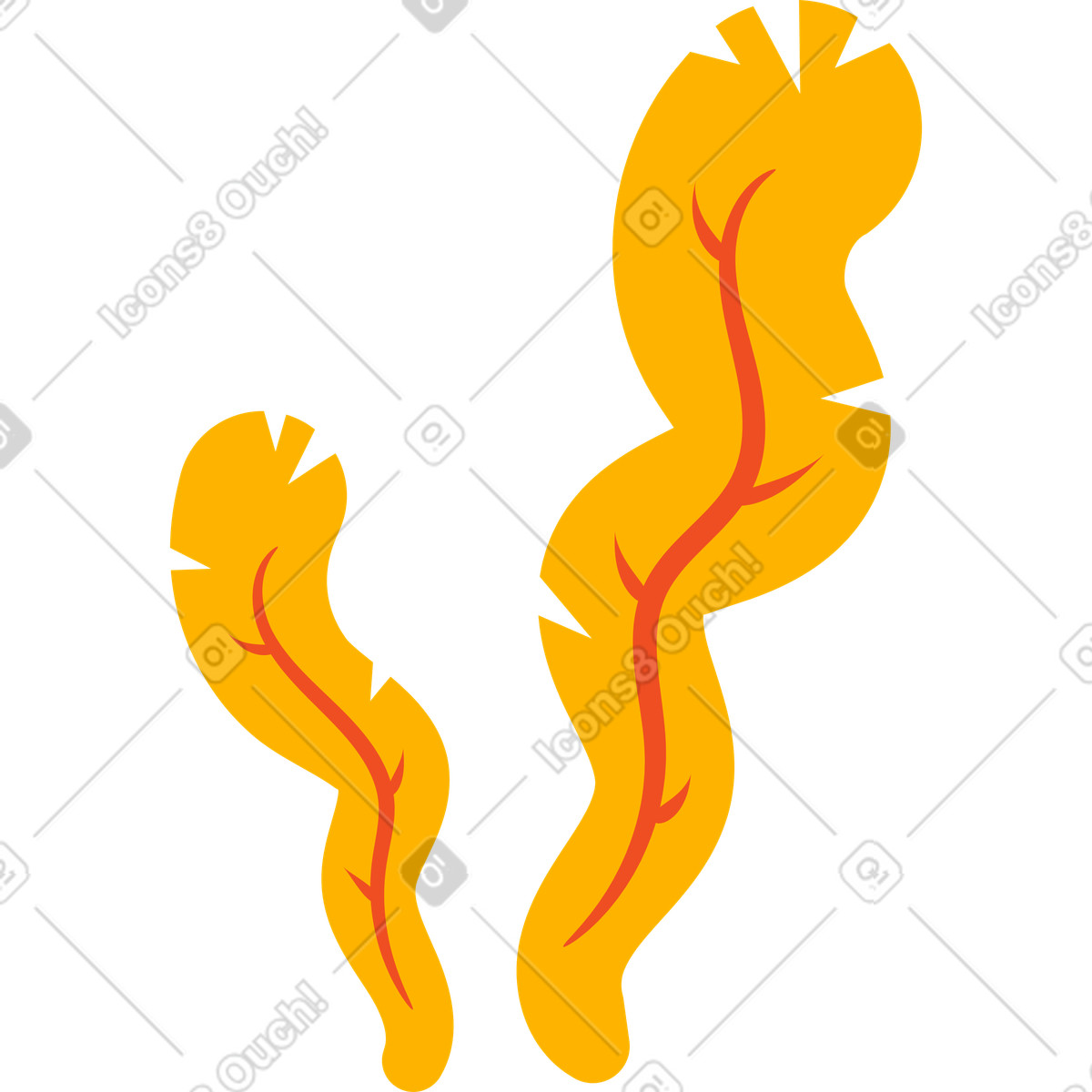 Ilustración Planta en estilo Flame a descargar en PNG y SVG