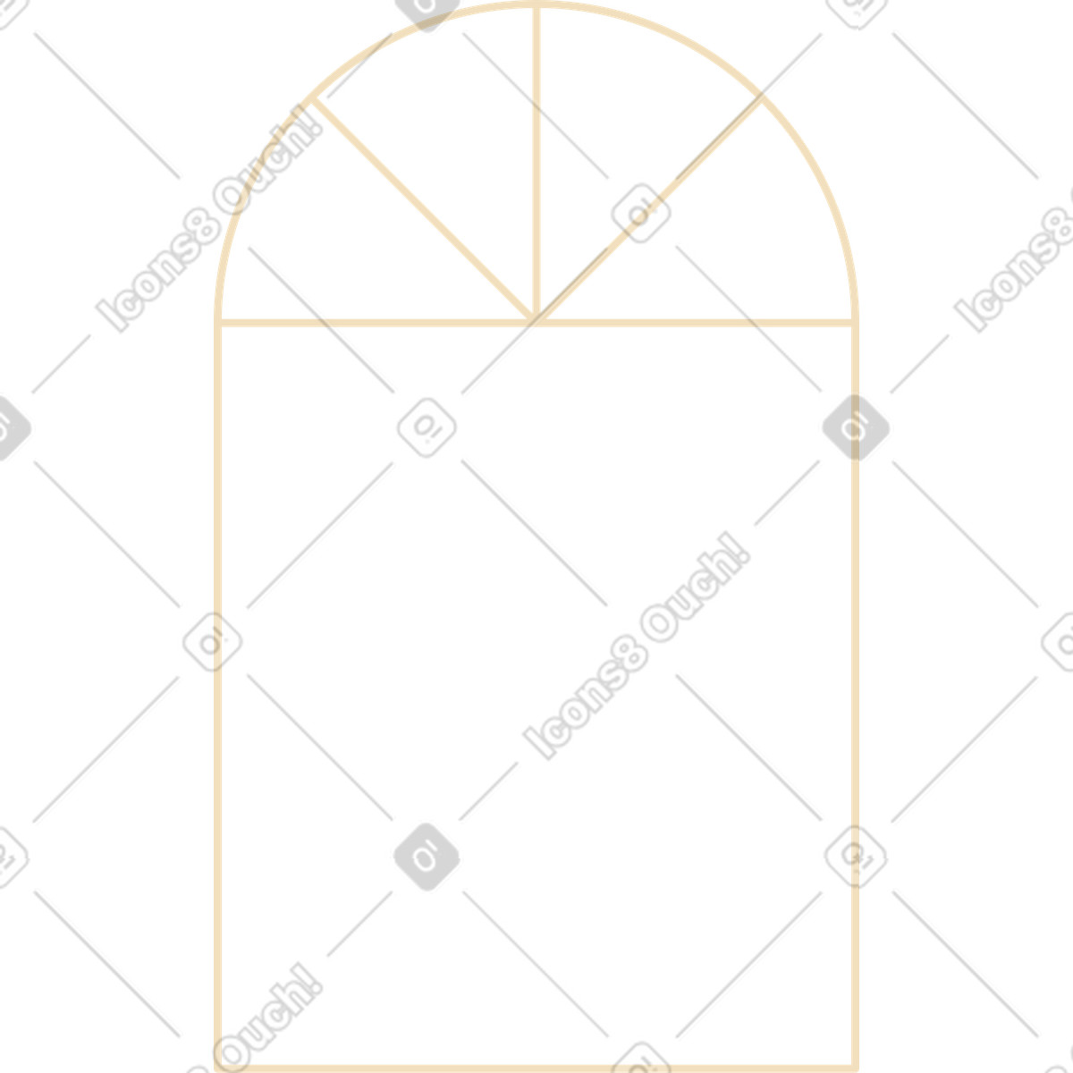 Window illustration in Simplistic style download in PNG, SVG