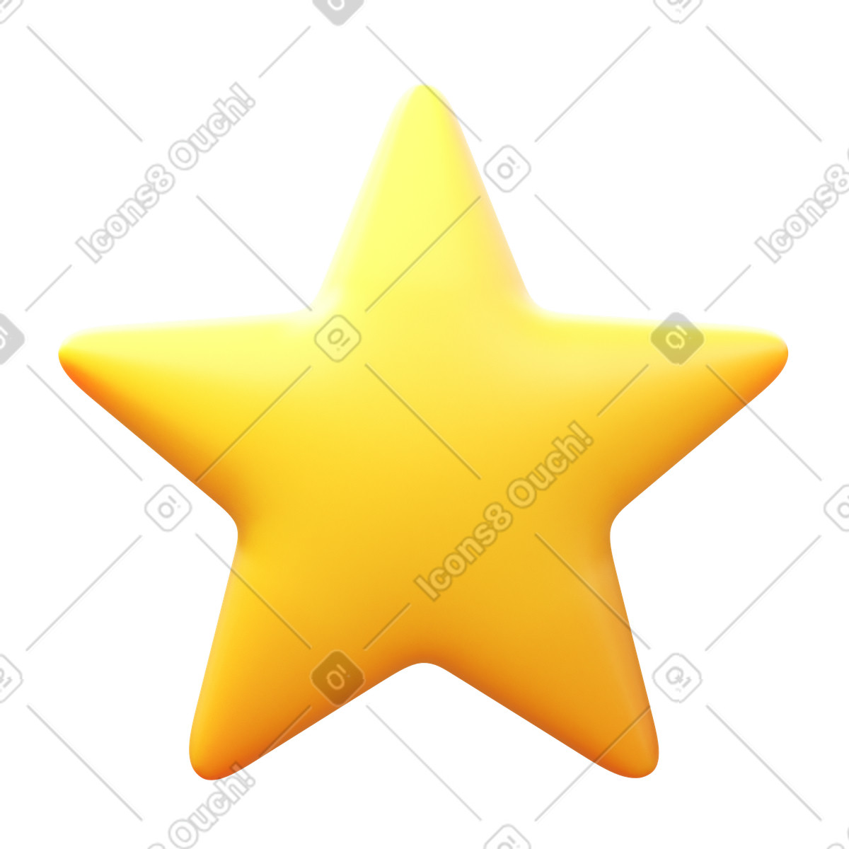 Illustration animée Star dans le style 3D Fluency à télécharger aux formats GIF, Lottie (JSON), AE