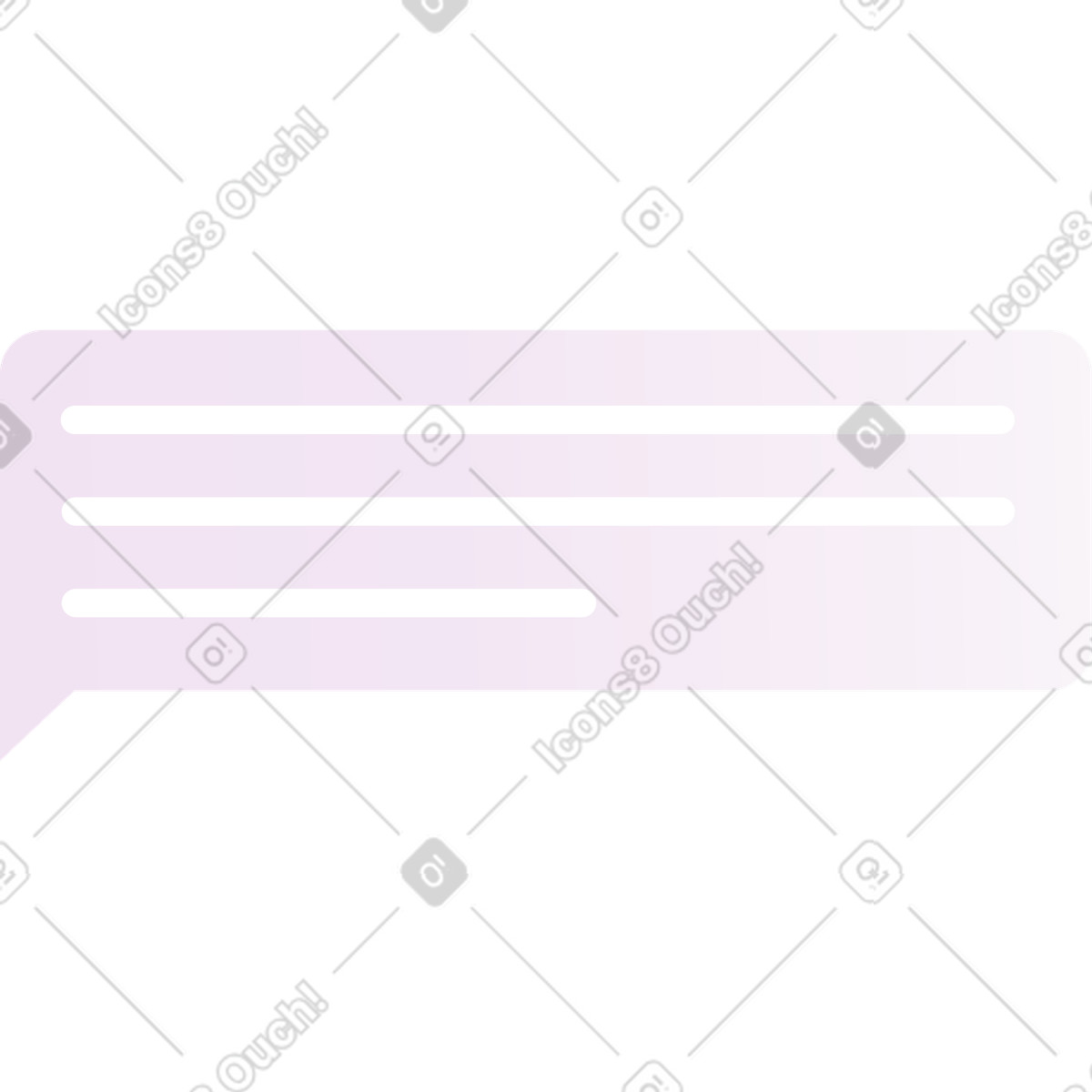 Lila blase mit text-Illustration im Wavy-Stil als Download in PNG, SVG