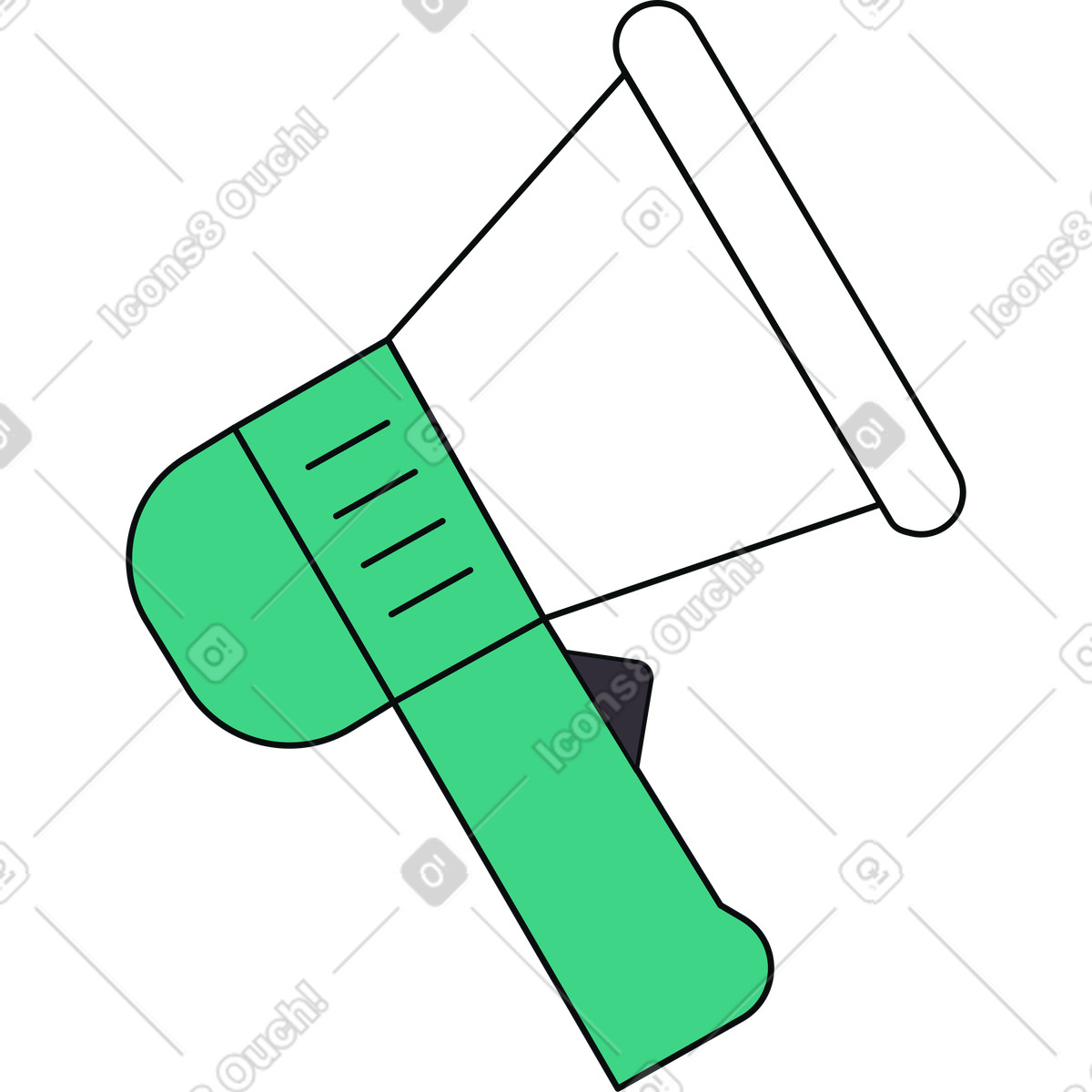 Ilustração de Gatilho promoção produto em no estilo Teko para baixar em PNG, SVG