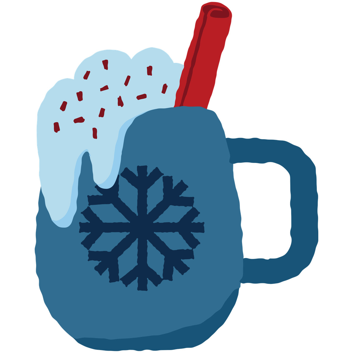 Ilustración Hot chocolate en estilo Cherry a descargar en PNG y SVG
