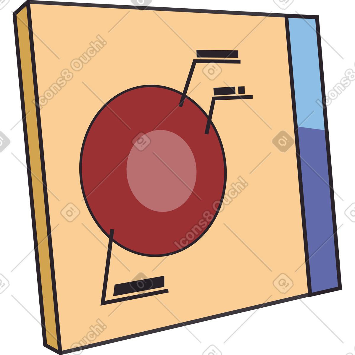 Иллюстрация Scanner tablet в стиле Eastwood — скачать в форматах PNG, SVG