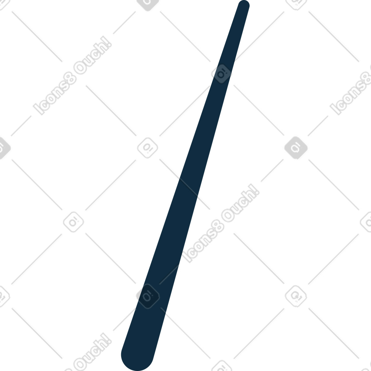 Black pointer illustration in PNG, SVG