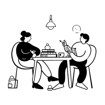 A parent and child seated at a kitchen table, with a stack of math books and notebooks spread out in front of them. The parent is pointing at a math problem in the notebook, while the child is holding a pencil, looking focused on the task. A warm, inviting light illuminates the scene, and there are a few scattered school supplies like erasers and rulers on the table. In the background, there are kitchen items visible, such as a fruit bowl and a steaming mug.