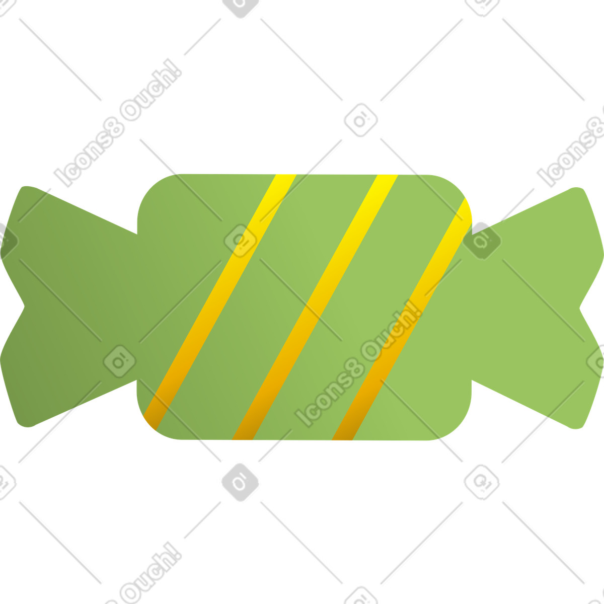 Süssigkeit-Illustration im Silky-Stil als Download in PNG, SVG