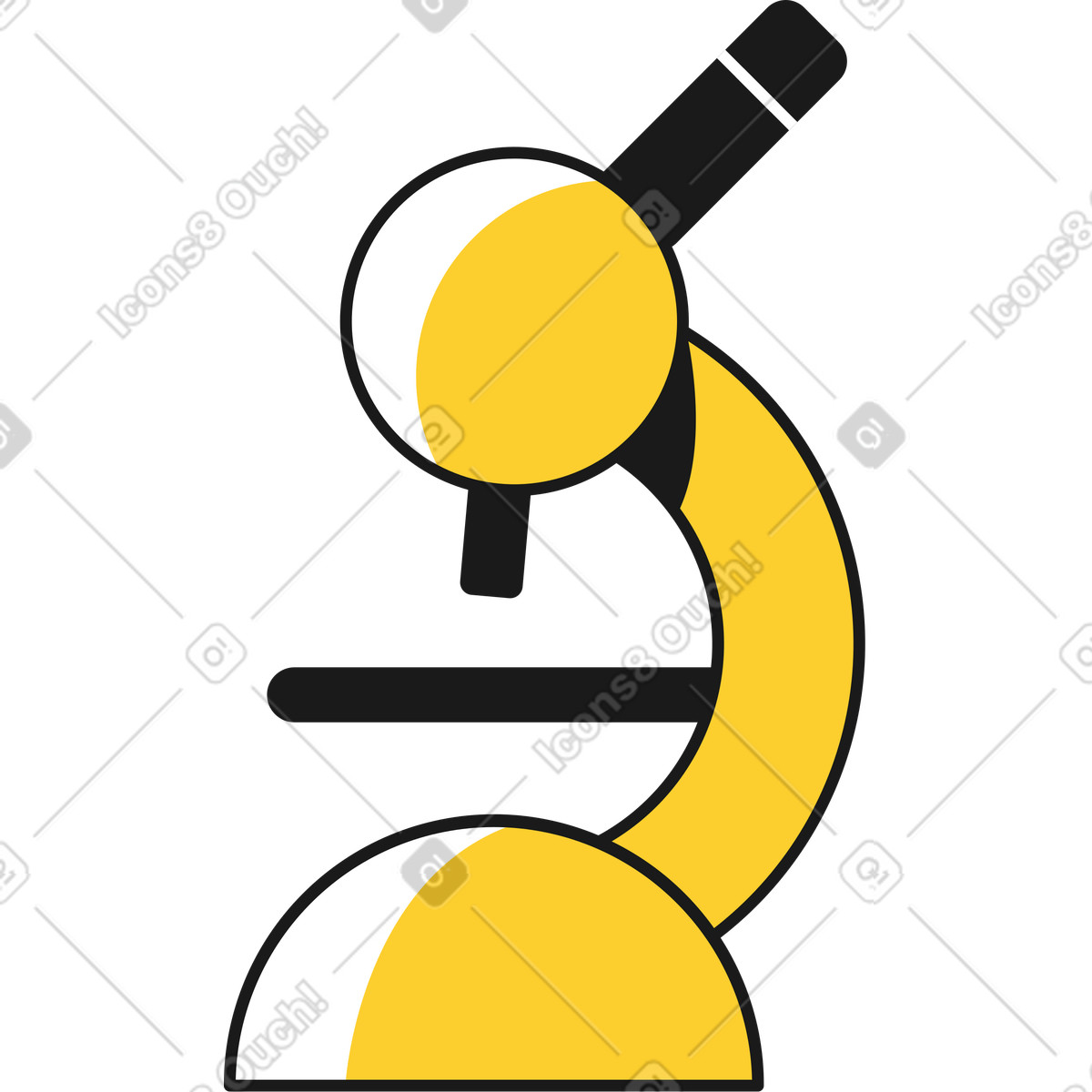 Taxi スタイルの 顕微鏡 のイラストをPNG、SVG形式でダウンロード