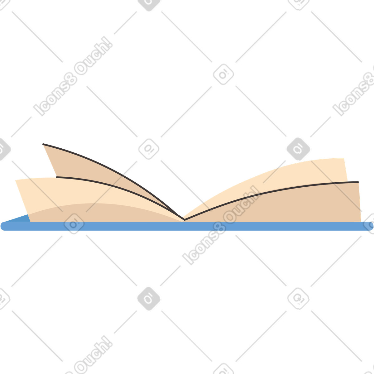 Ilustração animada de Livro em no estilo Dizzy para baixar em GIF, Lottie (JSON), AE
