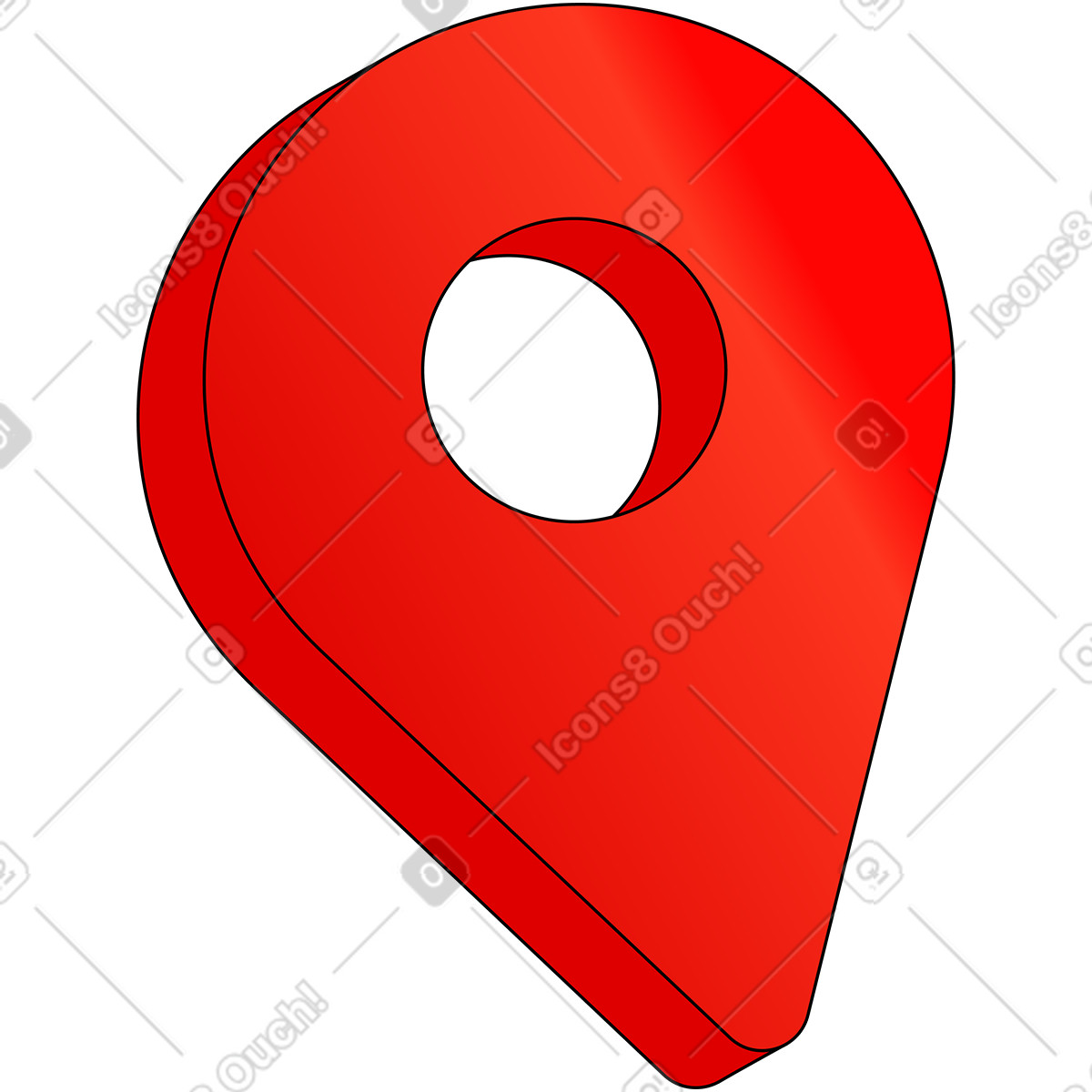 下载 Pop 风格的 地理标记 插画，支持 PNG、SVG 格式