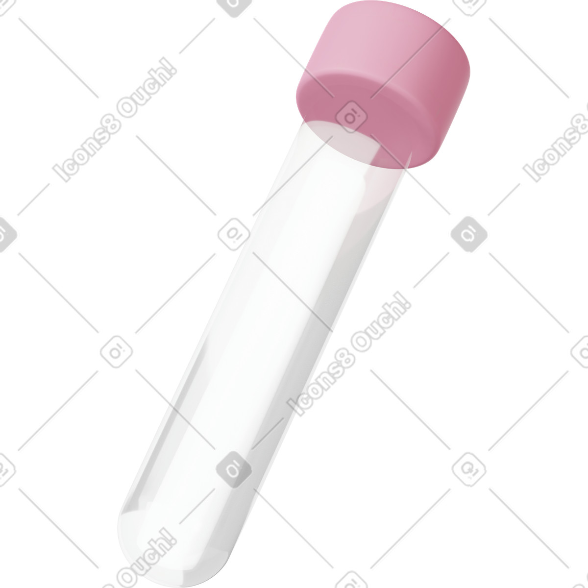 Ilustração de Test tube em no estilo 3D Casual life para baixar em PNG, SVG