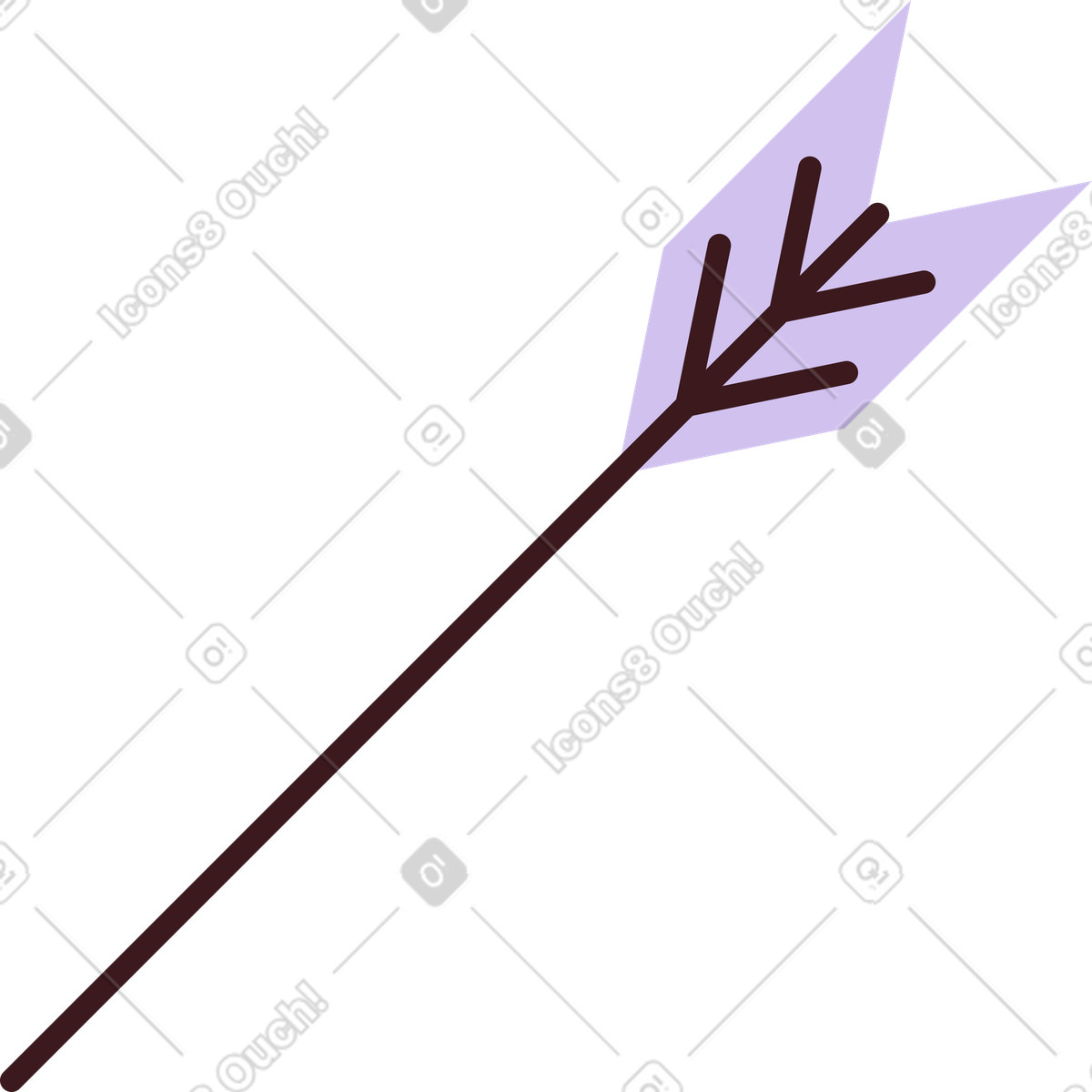 Иллюстрация Стрельба из лука в стиле Folks — скачать в форматах PNG, SVG