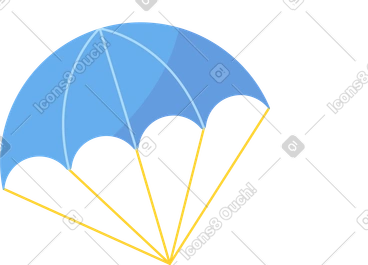 Parachute clipart image in PNG, SVG, GIF formats
