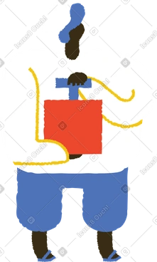 Man with detonator PNG, SVG