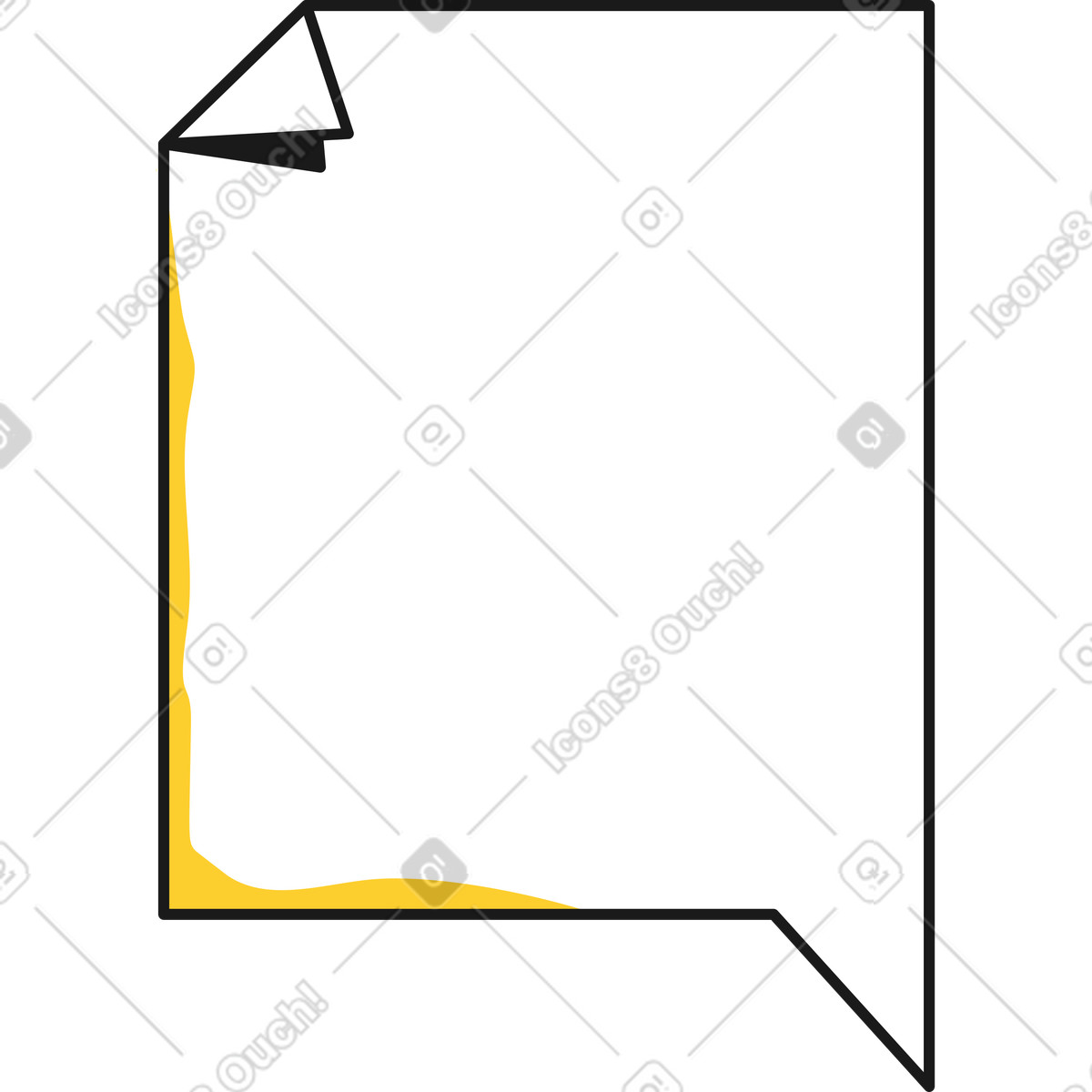 Taxi スタイルの ふきだし のイラストをPNG、SVG形式でダウンロード