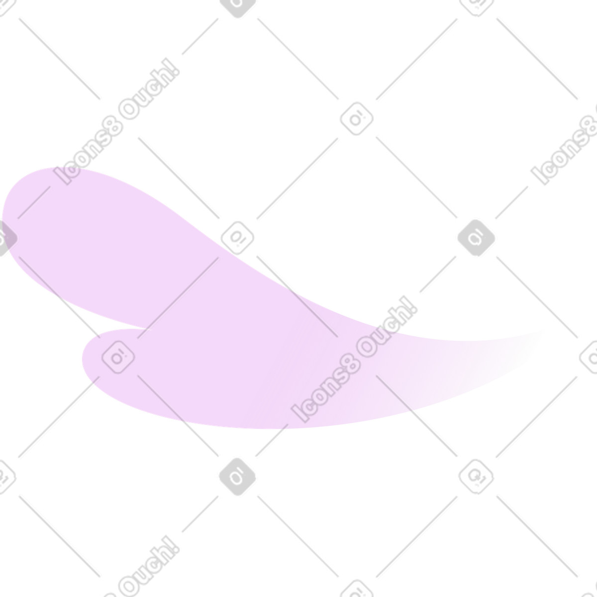Pink cloud illustration in Airy style download in PNG, SVG