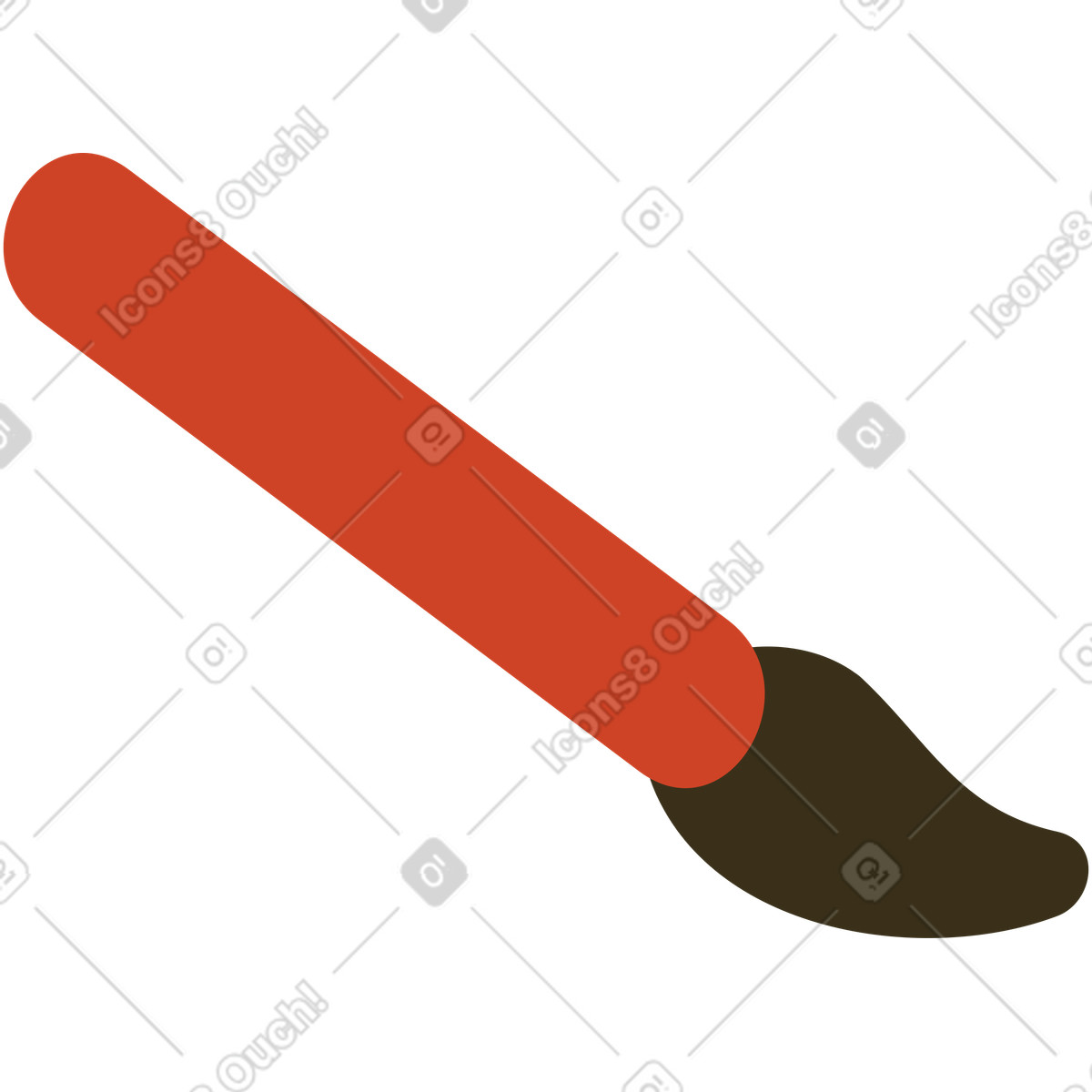 Illustration Brosse dans le style Arabica à télécharger aux formats PNG, SVG