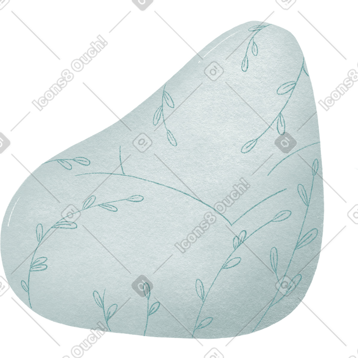 Pear sack illustration in Woolly style download in PNG, SVG