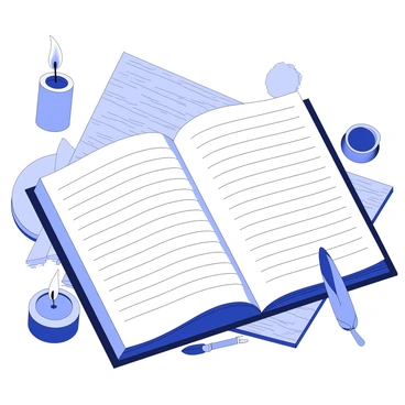 An old-fashioned ledger is lying open on a wooden table. The pages of the ledger are filled with neatly written entries in ink. A flickering candle is positioned beside the ledger, casting soft shadows on the pages. The wooden table has a rich grain texture, and there are a few scattered quills and an ink pot nearby. The candlelight flickers, creating an atmospheric glow around the ledger.