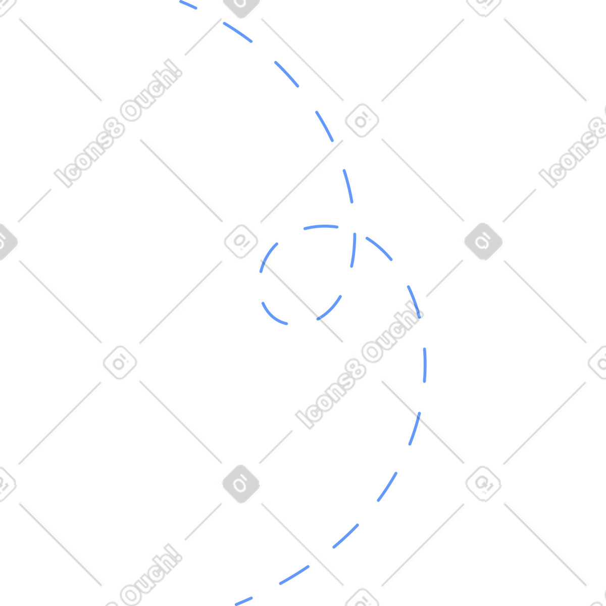 Plain スタイルの ラインブルー のイラストをPNG、SVG形式でダウンロード