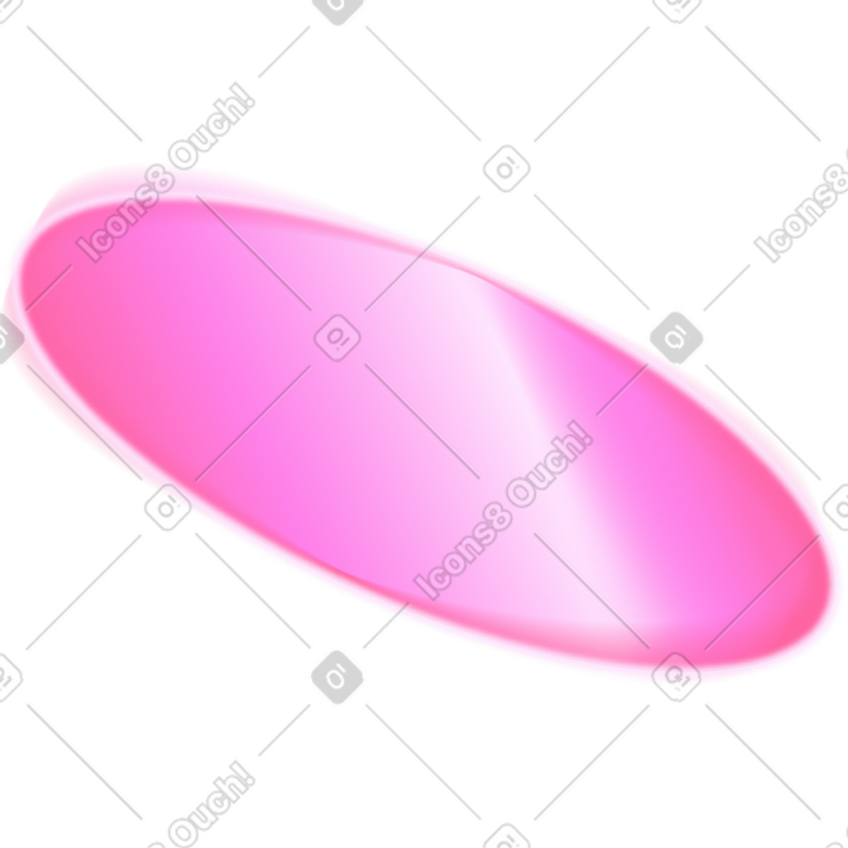 Unscharfe rosa ellipse-Illustration im Burst-Stil als Download in PNG, SVG