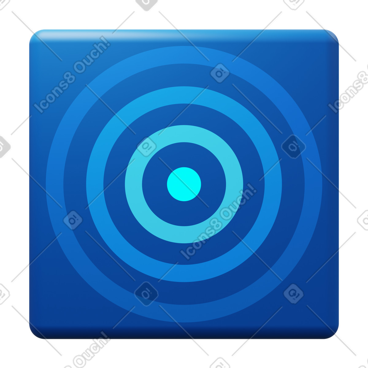 Sensor illustration in 3D Fluency style download in PNG, SVG