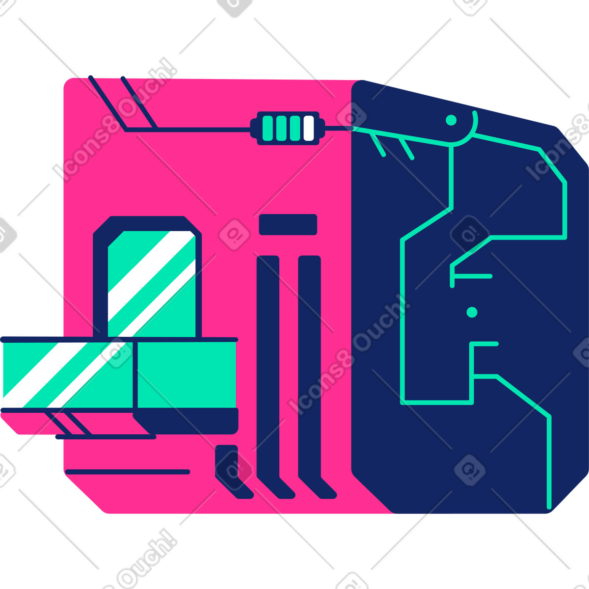 House illustration in PNG, SVG