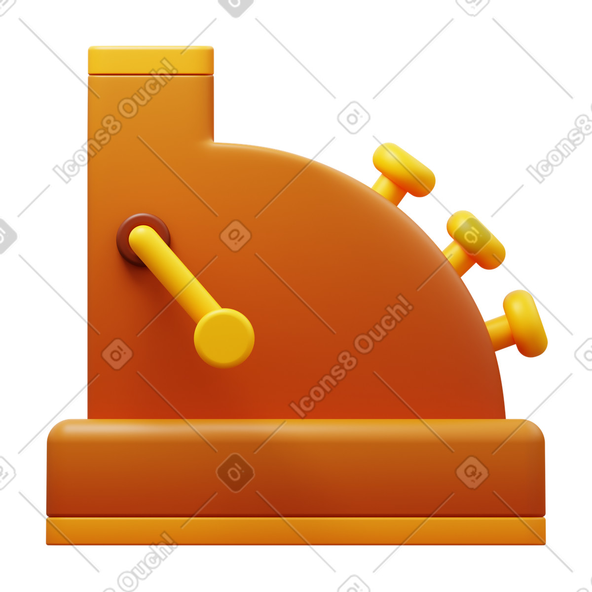 Cash counter illustrazione in stile 3D Fluency scarica in PNG, SVG