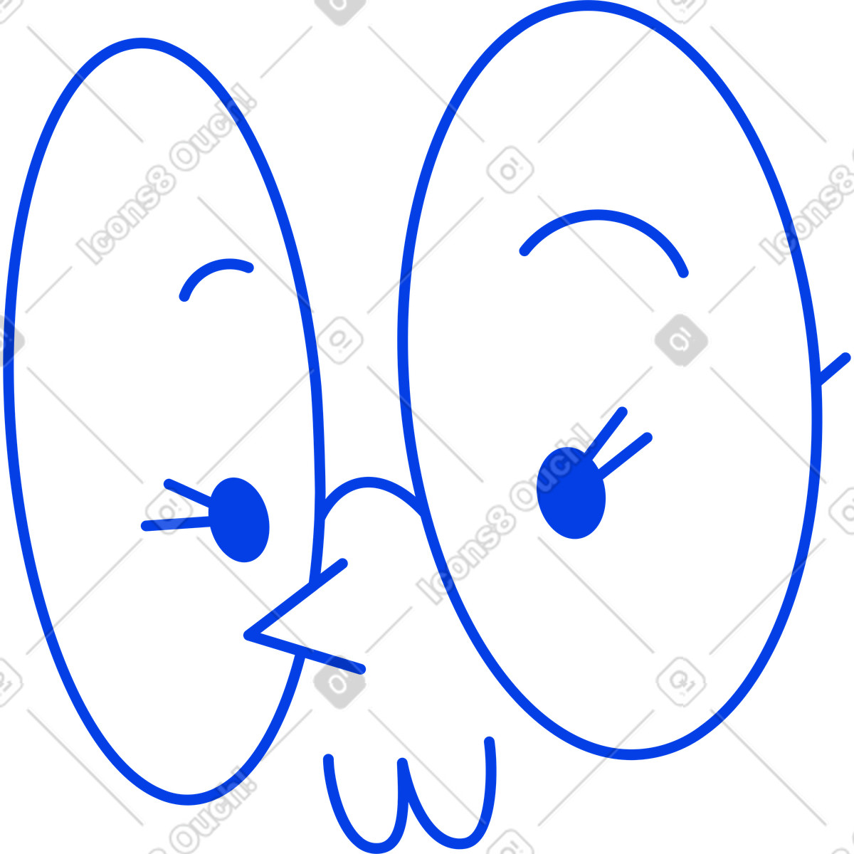 Buddy 스타일의 얼굴 일러스트레이션 PNG, SVG 다운로드