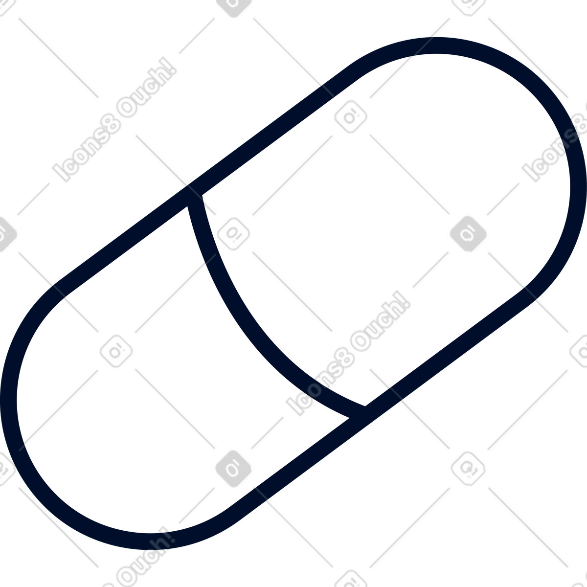 Ilustración Píldora en estilo Teal a descargar en PNG y SVG