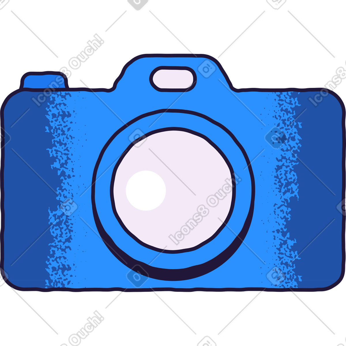 Camera illustration in Conifer style download in PNG, SVG