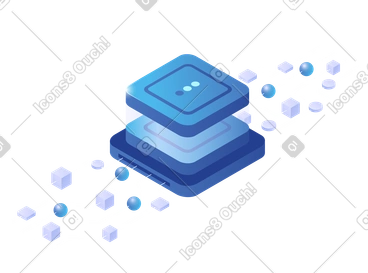 Quantum Style Vector Illustrations in PNG and SVG