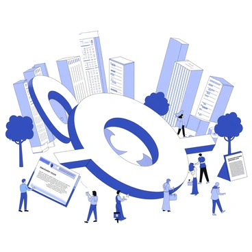 An urban art installation is prominently displayed in a busy city square. The installation features large, abstract shapes resembling carbon dioxide molecules, with intricate details that highlight their structure. Surrounding the artwork are informative signs explaining the concept of carbon capture, with bullet points and diagrams illustrating the process. People are walking around the installation, some stopping to take photos, while others engage in discussions about its significance. In the background, towering skyscrapers loom, and a few trees provide a contrast to the modern architecture.