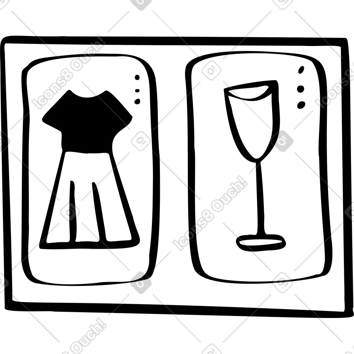 Illustration Application d'achat dans le style Journal à télécharger aux formats PNG, SVG