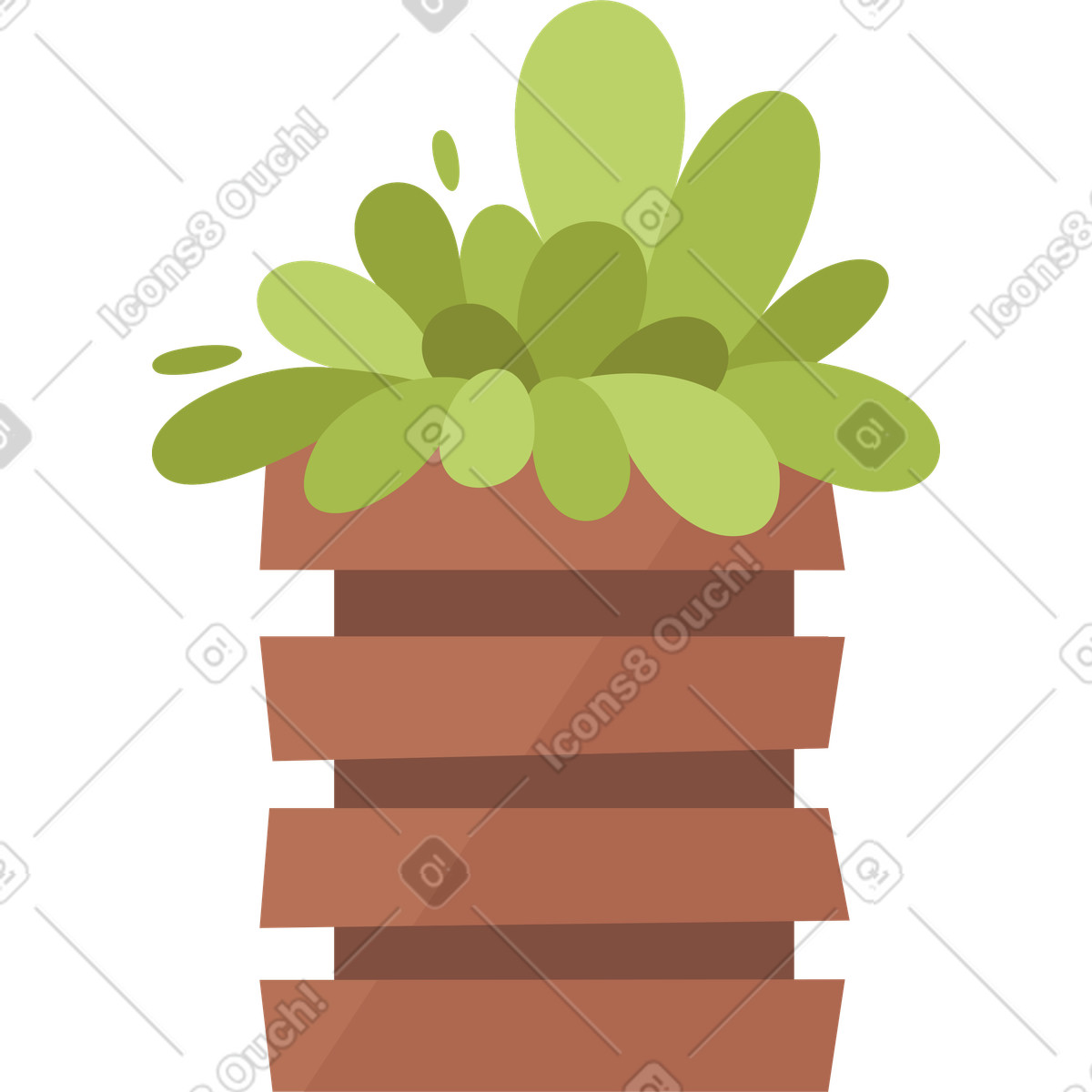 下载 Lagom 风格的 花 插画，支持 PNG、SVG 格式
