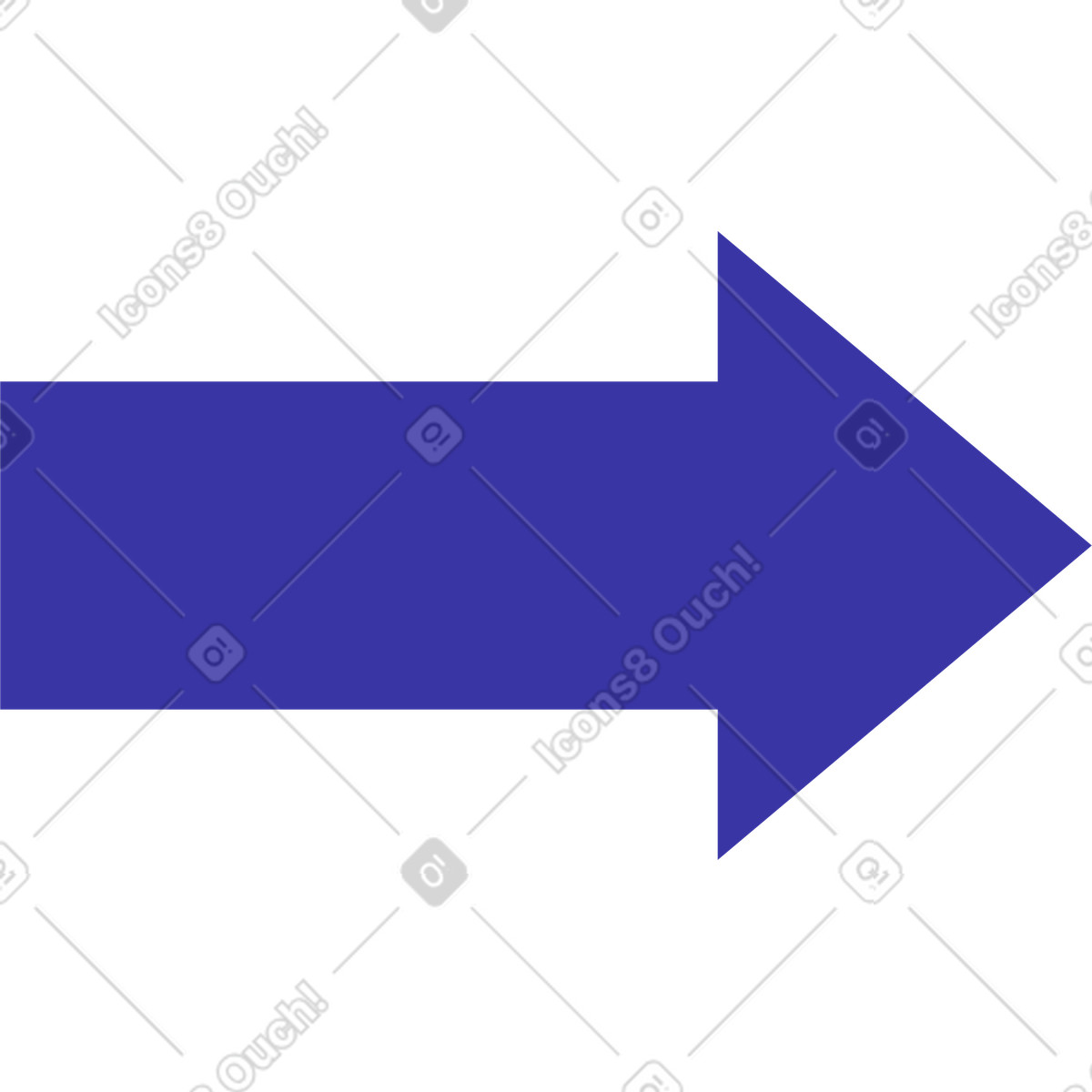 Arrow right illustration in Bright style download in PNG, SVG