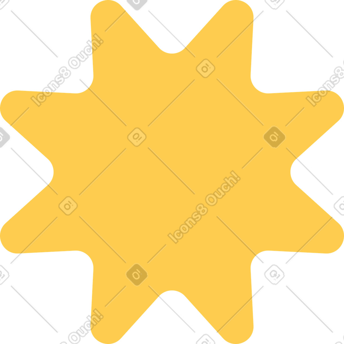 Weihnachtsstern-Illustration im Spot-Stil als Download in PNG, SVG
