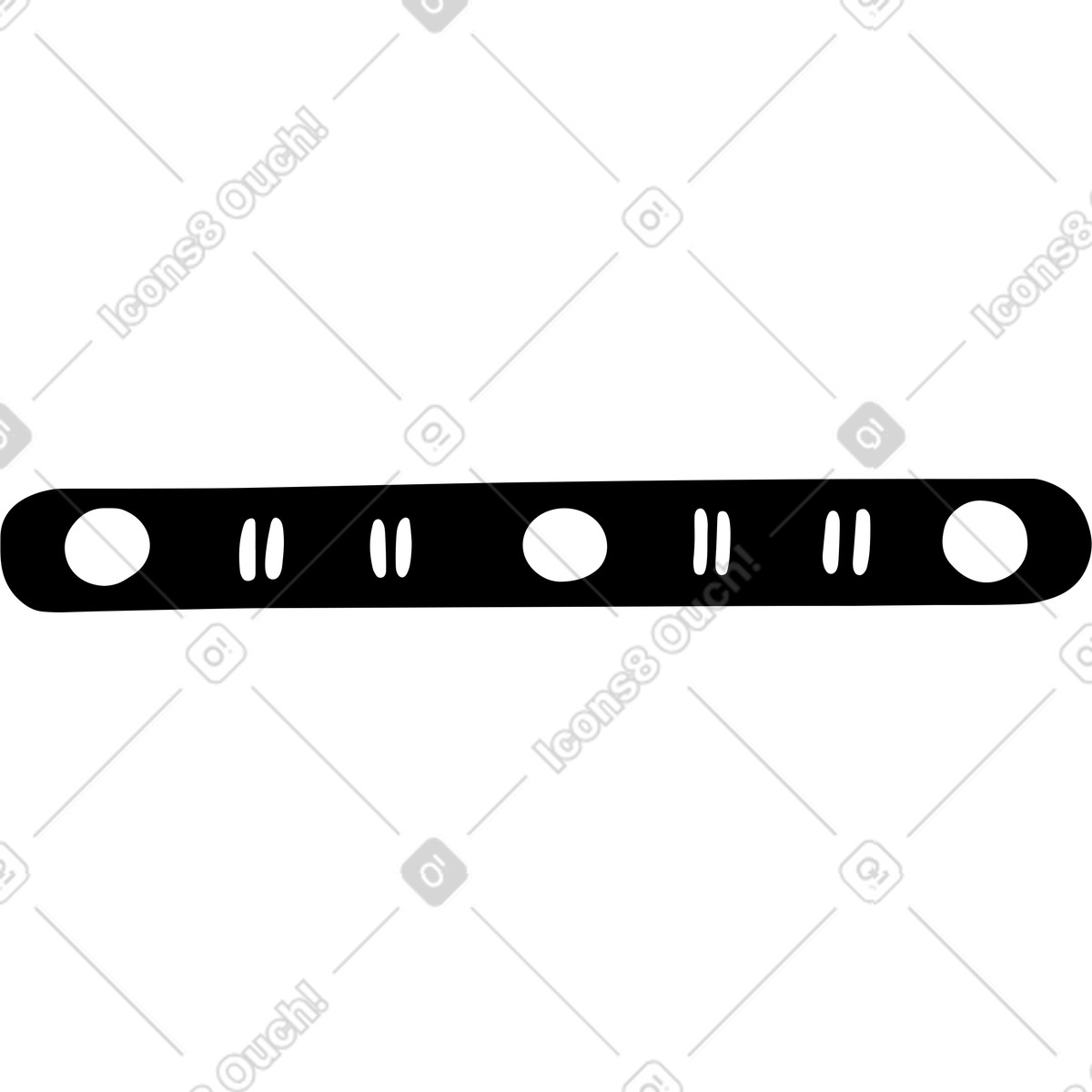 Ilustración Cinta transportadora en estilo Journal a descargar en PNG y SVG