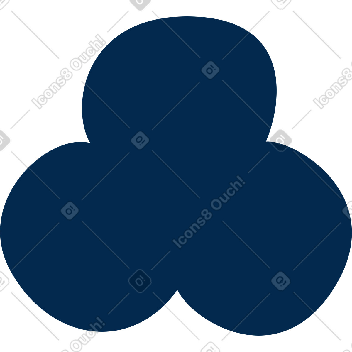 Trifoglio illustrazione in stile Flame scarica in PNG, SVG