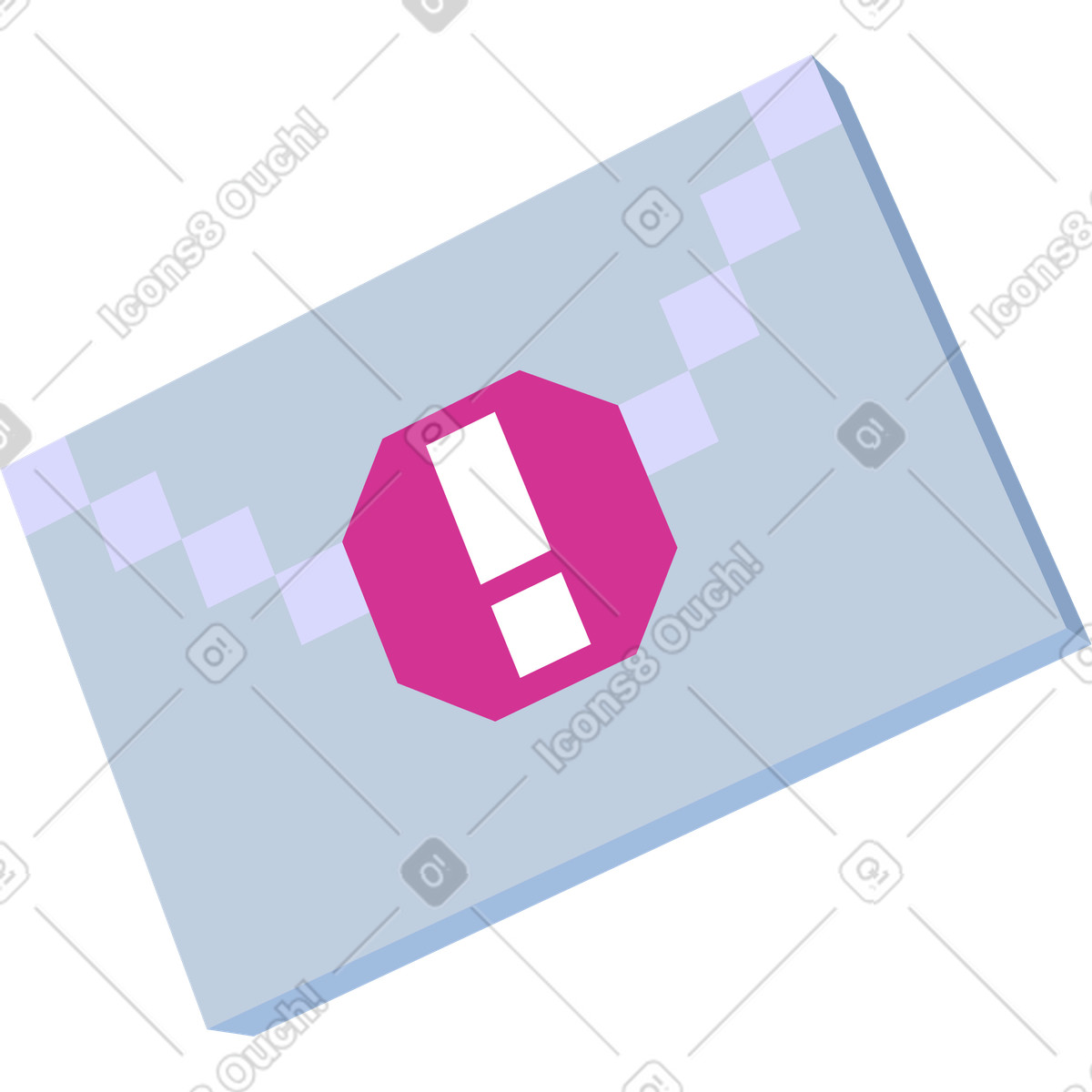 Spam illustrazione in stile 8bit scarica in PNG, SVG