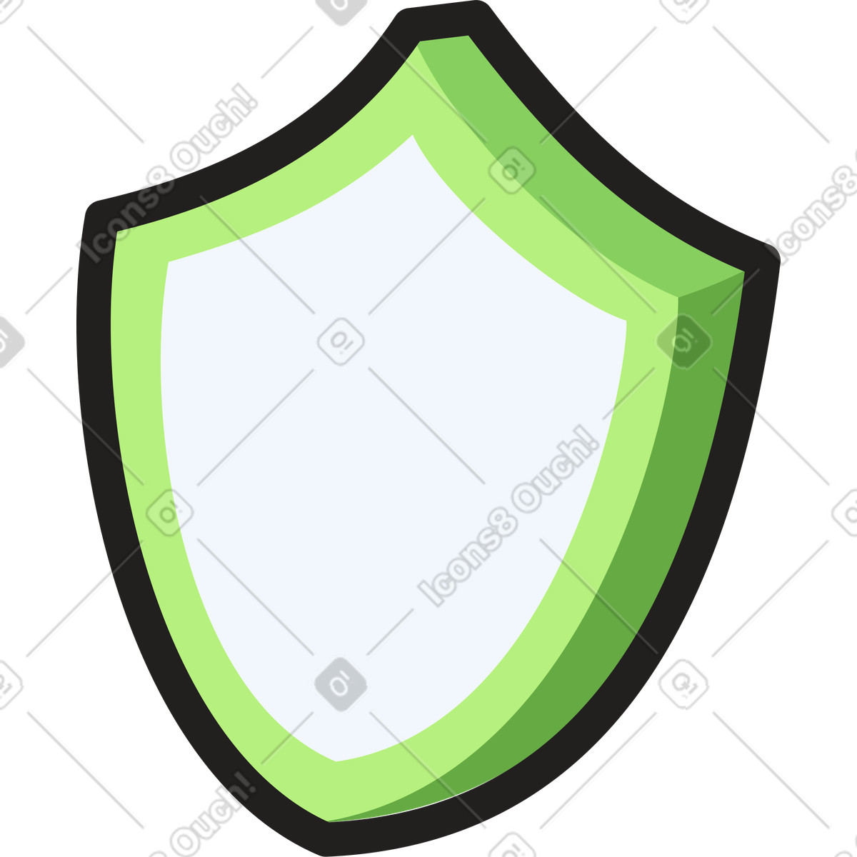 Clipart 스타일의 방패 일러스트레이션 PNG, SVG 다운로드